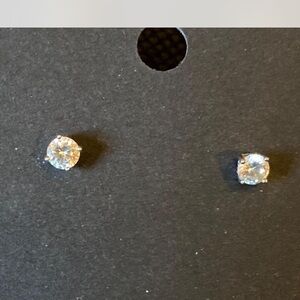 Elegant  Sterling Silver Stud Earrings